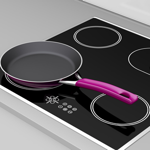 ...per pulire perfettamente il piano in vetroceramica...